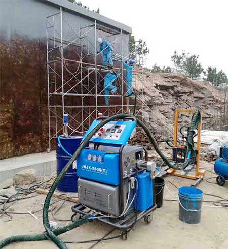 手持小型聚脲噴涂機(jī)(圖1) H5600T手持小型聚脲噴涂機(jī)